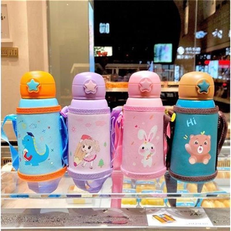 儿童保温杯带吸管两用水杯男女儿童幼儿园婴儿宝宝小学生防摔水壶,餐饮具,保冷/保温杯,淘宝优惠券,粉丝福利购,淘宝优惠卷