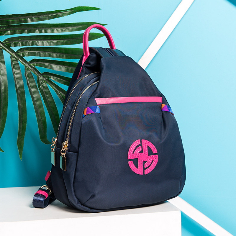 双肩包女2021新款韩版潮个性百搭牛津帆布时尚夏季iUns超火小背包