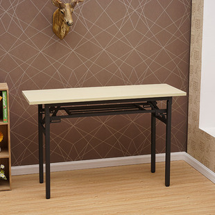 简易折叠桌电脑桌办公桌培训桌会议桌G餐桌书桌学习摆摊长条形桌