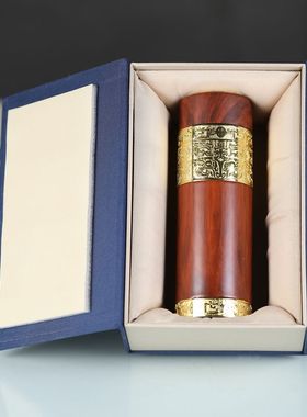 紫砂保温泡茶杯男士高档车载紫砂杯送老J师爸爸纪念物水杯礼品定