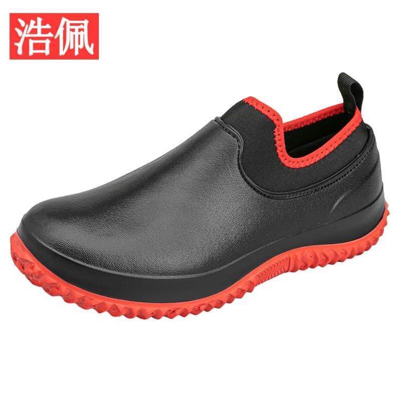 男士雨鞋女士胶鞋大码低帮潮水鞋休闲鞋套鞋短筒雨靴时尚轻便防水