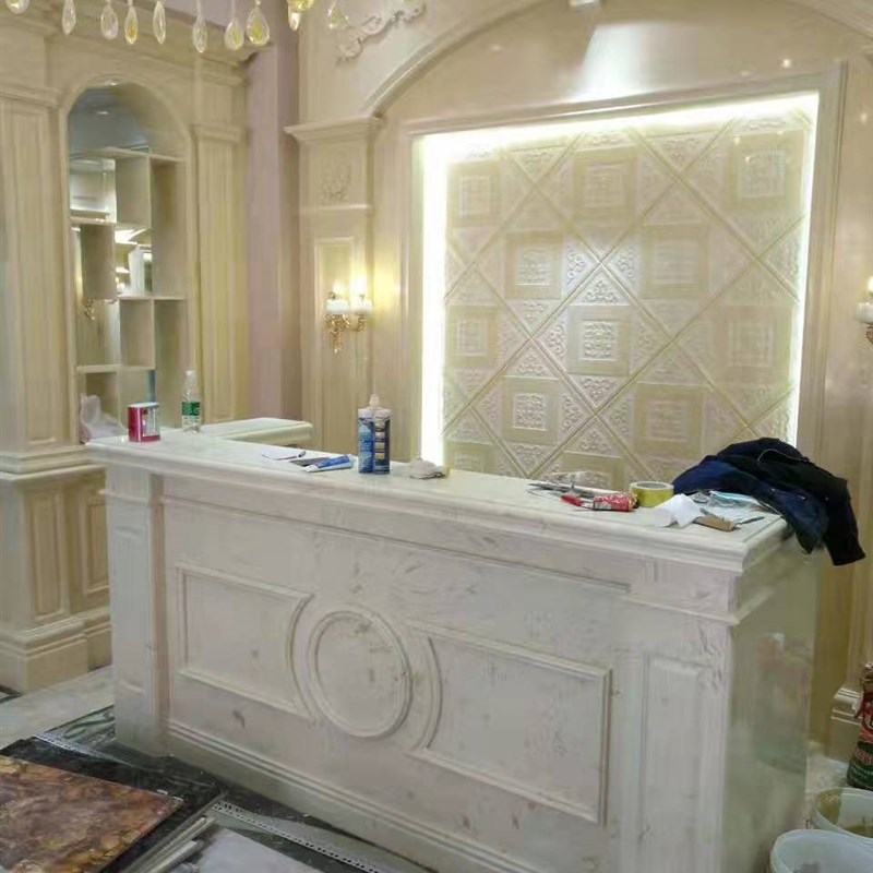 长沙定制大理石飘窗门套门槛石电视背景墙吧台过门石厨房台面