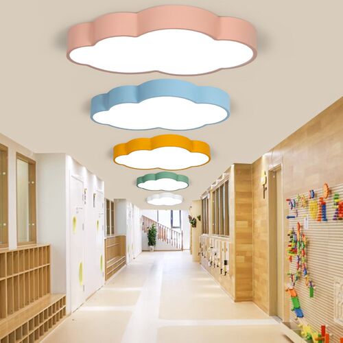 幼儿园云朵吊灯培k训机构学校走廊教室大厅灯儿童乐园游乐场造型