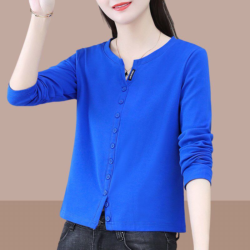 欧货套头短款t恤女薄款2024春秋季G新款宽松小个子洋气长袖打底衫