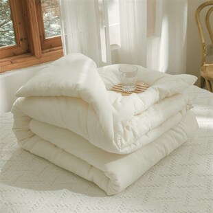 全棉A类大豆纤维被m子冬被加厚保暖冬天被芯单双人冬季空调被四季