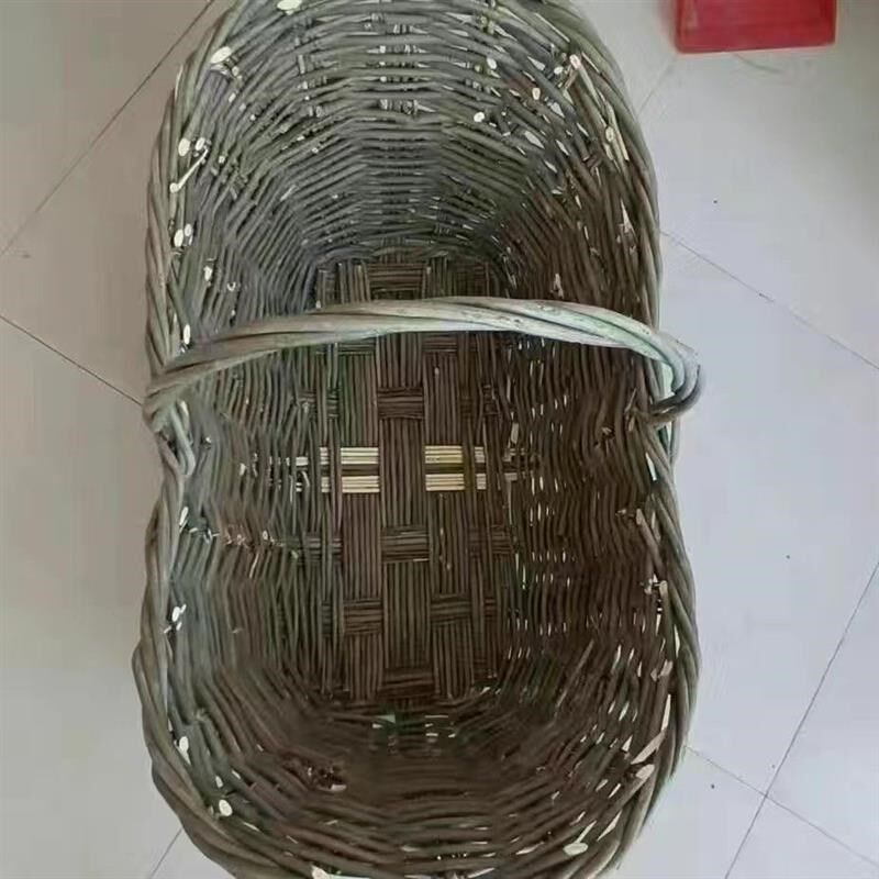 白蜡鸡蛋水果篮编框p手工背篓土蓝子条筐老式农村手工编织筐