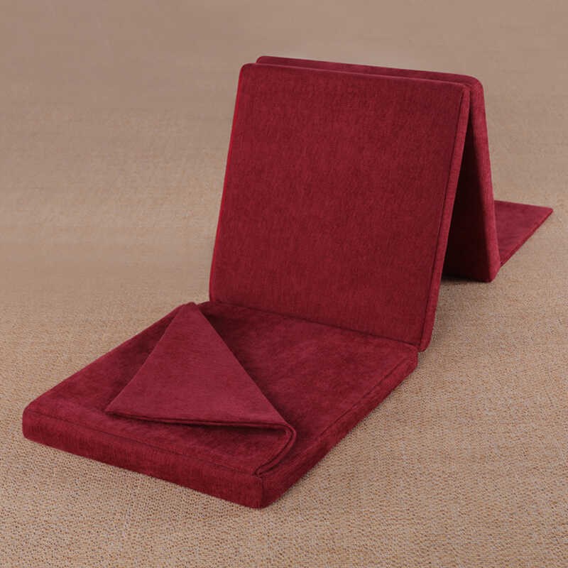 108大拜垫禅修打坐垫三折叠多功能环保椰棕垫可拆洗方便携带新品