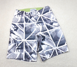 休M閒短褲 外貿原單32 36腰 運動速乾防水海灘衝浪褲 Q553 沙灘褲