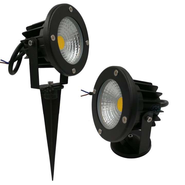 5w7w9w10w12w15w高压低压12v24v调光插地灯庭院灯LED射灯工程灯