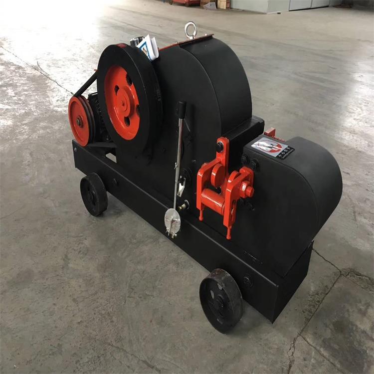 废旧钢筋切断机 建筑螺纹钢筋切头机厂家 40 50双头钢筋切断机