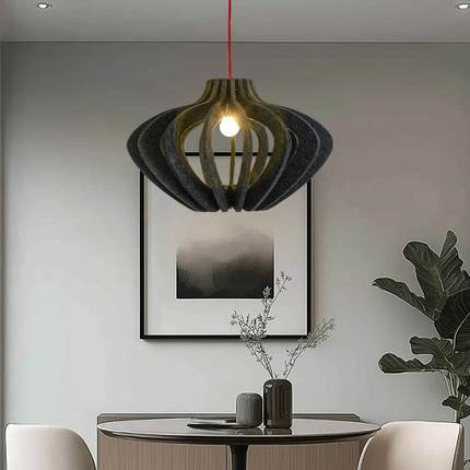 北欧简约吊灯毛毡吸音现代创意设计师款民宿咖啡厅吊灯【1705】