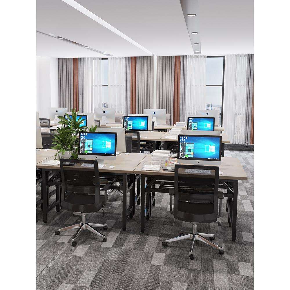 简约现代家用办公桌可折叠电脑桌台式书桌卧室简易学习桌写字桌子