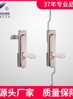 恒珠柜锁 MS100-3S 不锈钢连杆锁 电柜门锁电气控制柜锁 厂家直发