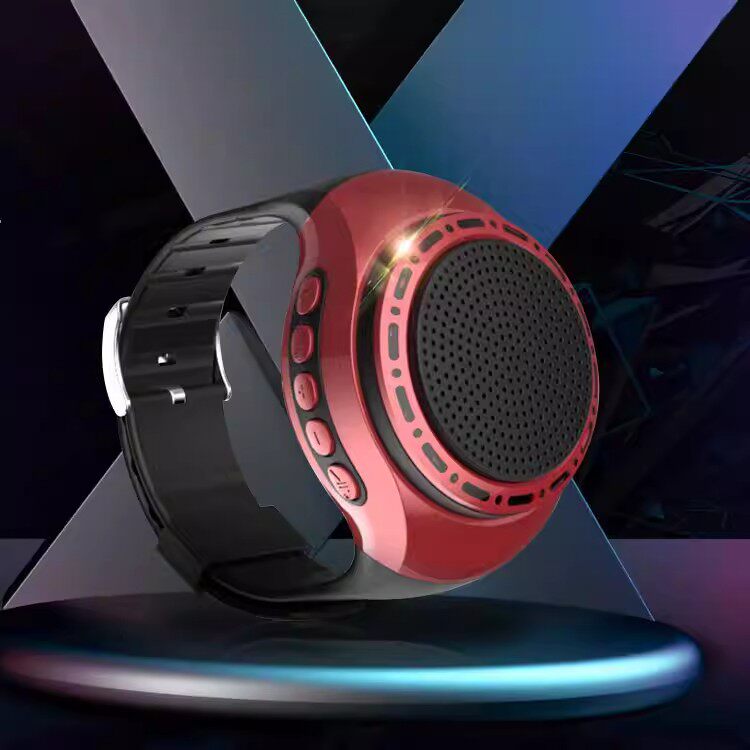 柏林之声音效蓝牙手表音箱运动手腕穿戴音响免提通话可插TF卡音响