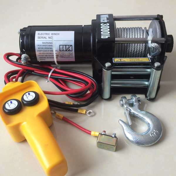 电动绞盘12V 24V汽车绞盘 车载小吊机 钢索电动绞车