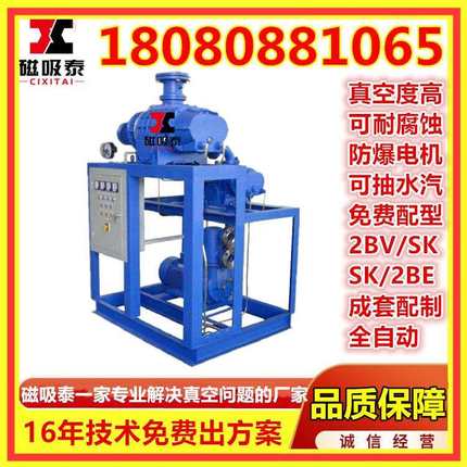 JZJ2S1200-4.1真空机组ZJP1200-300罗茨增压泵2SK-12真空泵37KW
