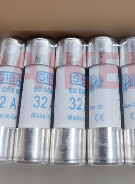 SIBA保险丝 5005806 32A aR AC 600V 14X51mm 熔断器 5005806.32