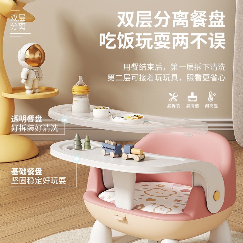 儿童餐桌椅婴儿家用小板凳宝宝吃饭辅食餐椅幼儿靠背座椅矮凳子