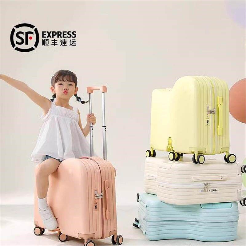 儿童行李箱可坐骑行少p年拉杆箱小型新款万向轮密码锁幼儿旅行箱