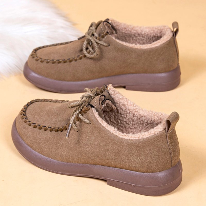 棉鞋女冬季加绒加厚保暖雪地靴一脚蹬外穿豆豆女鞋新款妈妈鞋棉靴,女鞋,时尚雪地靴,淘宝优惠券,粉丝福利购,淘宝优惠卷