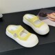 洋气丑萌大头鞋 夏外穿时尚 一脚蹬单 女2o025新款 黄色厚底包头拖鞋