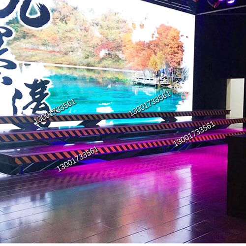 大型升降a舞台设备固定升降台会议演出电动升降旋转舞台阶梯升降