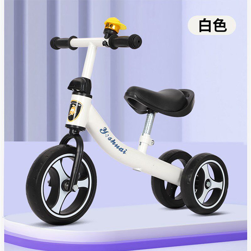 儿童平衡车1-3岁溜溜车宝宝学步车平行车玩具车2岁滑步车幼童音乐