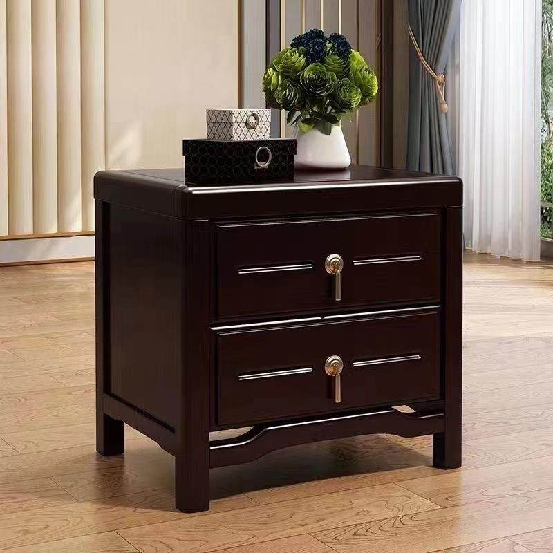N5简约现代实木床头柜新中式民宿家用黑檀色卧室小型床边收纳储物,电子元器件市场,其它元器件,淘宝优惠券,粉丝福利购,淘宝优惠卷