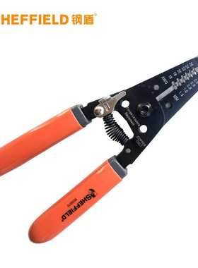 钢盾带刃口剥线钳S035014/15多功能电工剪线钳电缆剥皮器扒皮钳