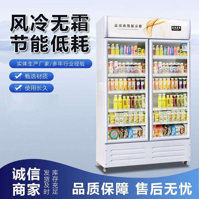 多门展示柜大容量饮料柜风冷无霜商用立式冰箱冰柜冷柜啤酒柜冰柜