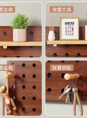 电表箱可推拉洞洞板收纳装饰置物架配电箱遮挡盖板架子同事客厅