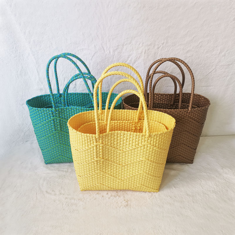 女士2021年新款手提包草包编织包菜篮子包包大容量时尚方形敞口包,箱包皮具/热销女包/男包,通用款女包,淘宝优惠券,粉丝福利购,淘宝优惠卷