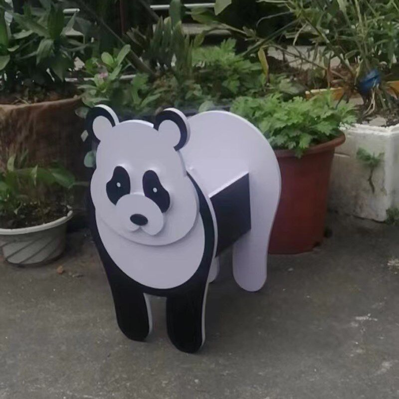 播种机动物造型卡通宠物花盆架庭院摆饰阳L台花园配饰办公桌面收