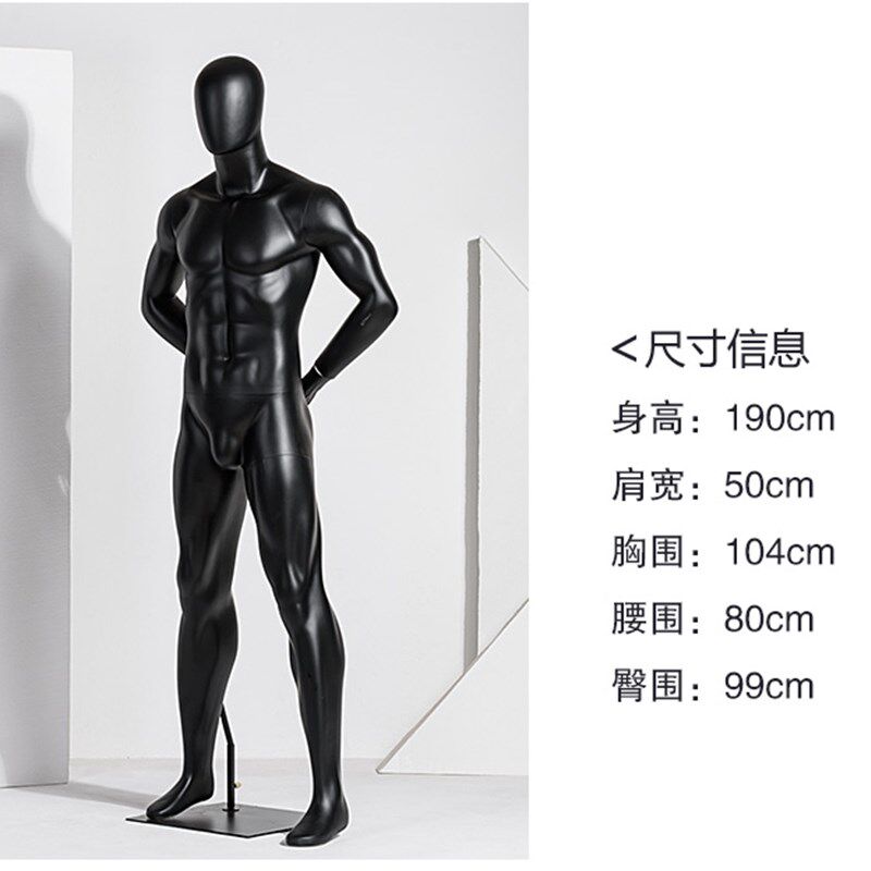 服装模特道具强壮肌肉男模橱窗陈列拍摄体育运动展示假人立体模型