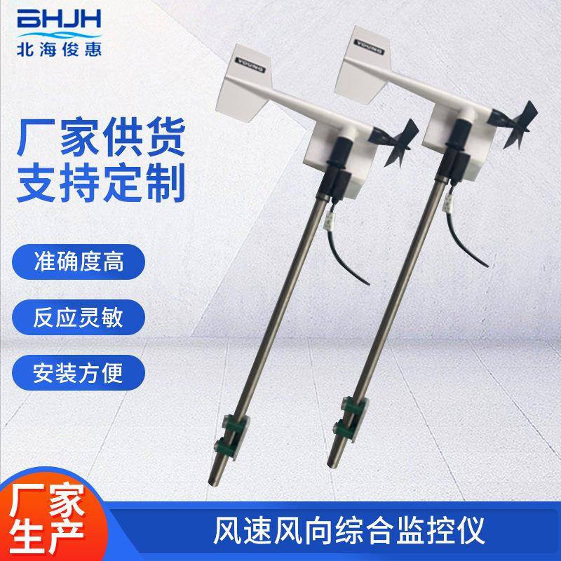 风速风向综合监控仪采用风速传感器可测量显示风级风向角度