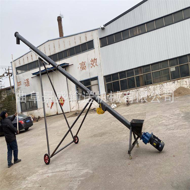 粉煤灰铁管输送机碳钢不锈钢提升机粉末上料机