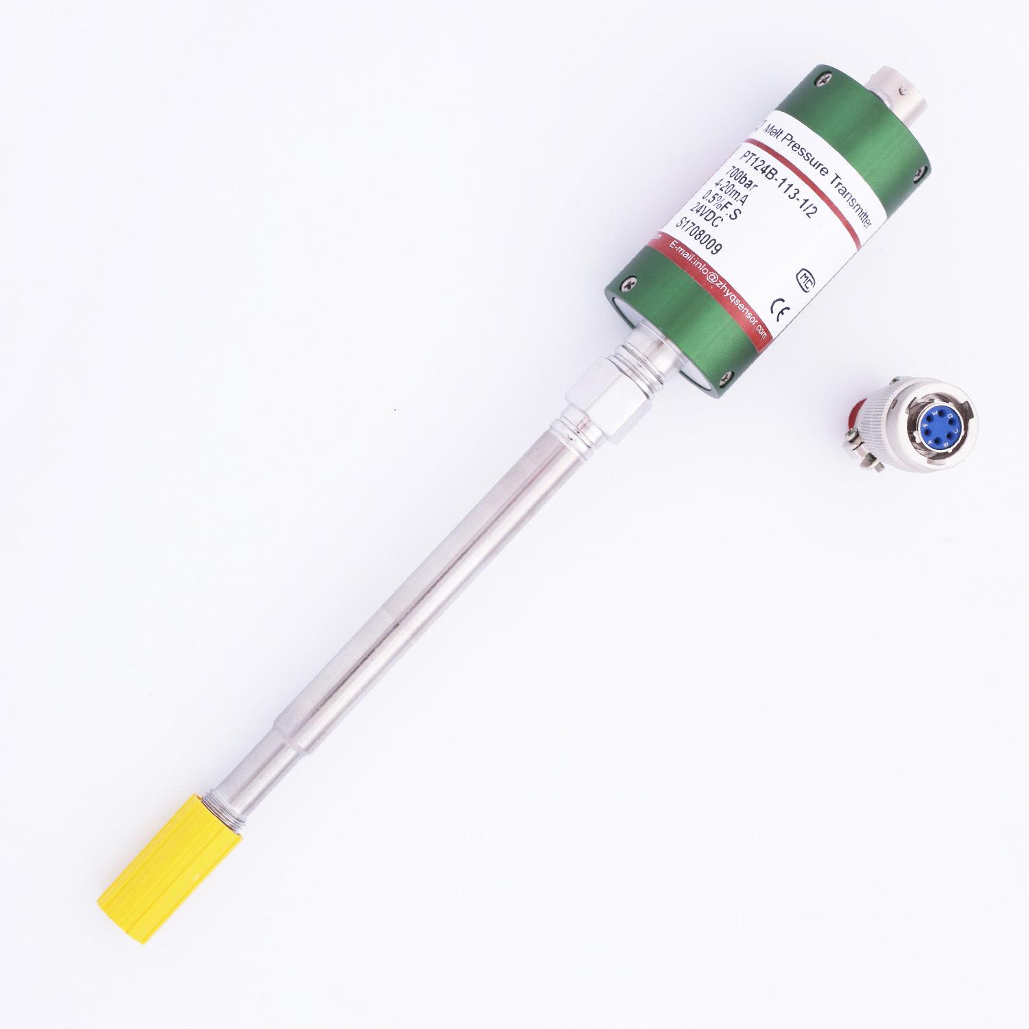 上海高温熔体压力传感器化纤塑料压力传感器pt124b-122