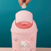 男垃圾桶儿卡通儿童童房创粉色公主粉少女心卧室家可爱孩女孩用意