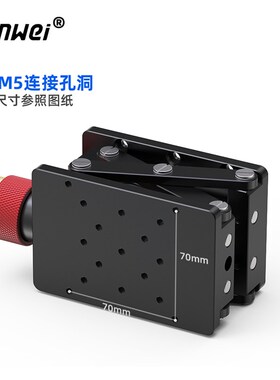 高精度升降平台精密型位移升降台手动升降台实验室升降工作台包邮