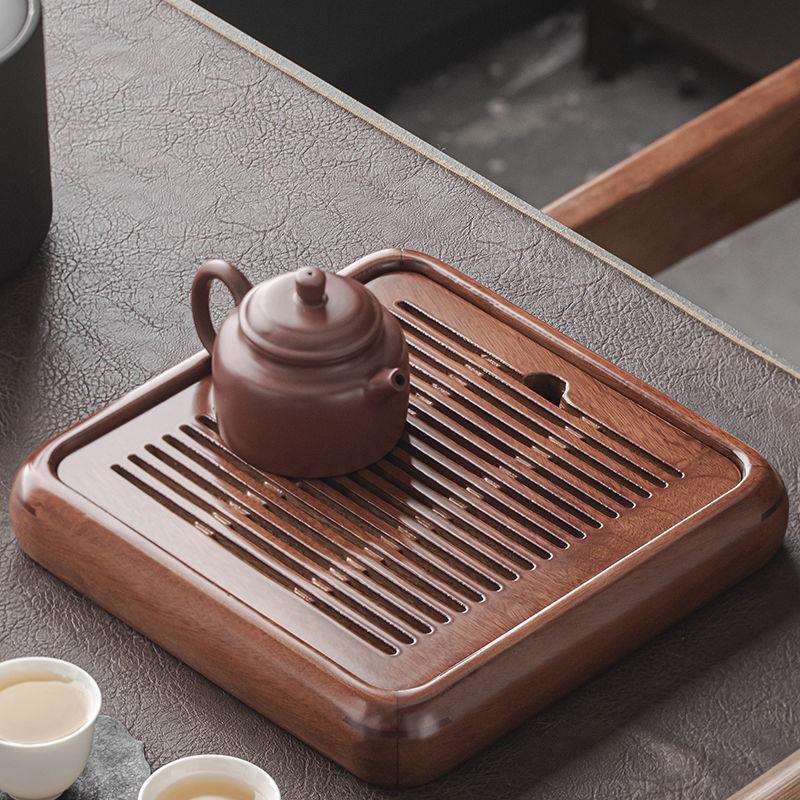 家用花梨实木茶盘办公室小型储水茶托盘长方形茶台干泡台茶海厂家