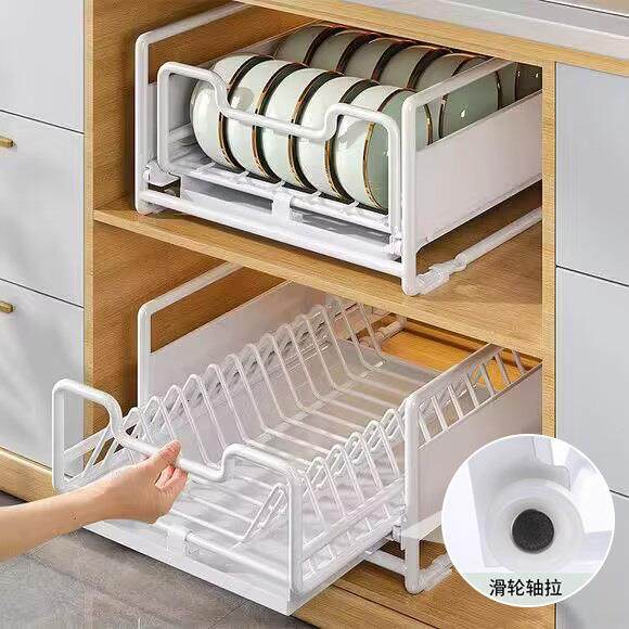 免安装橱柜内抽拉碗篮碗碟收纳架下水槽厨房拉篮抽屉式分层置物架,鲜花速递/花卉仿真/绿植园艺,割草机/草坪机,淘宝优惠券,粉丝福利购,淘宝优惠卷