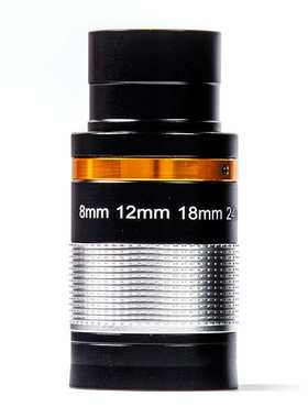 Datyson天文望远镜配件8-24mm变倍目镜全金属连续变焦5P9984中性