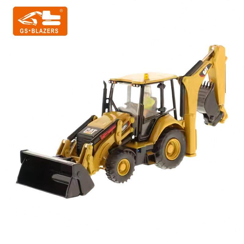 适用1:50卡特432F2挖掘装载机合金工程车模型85249