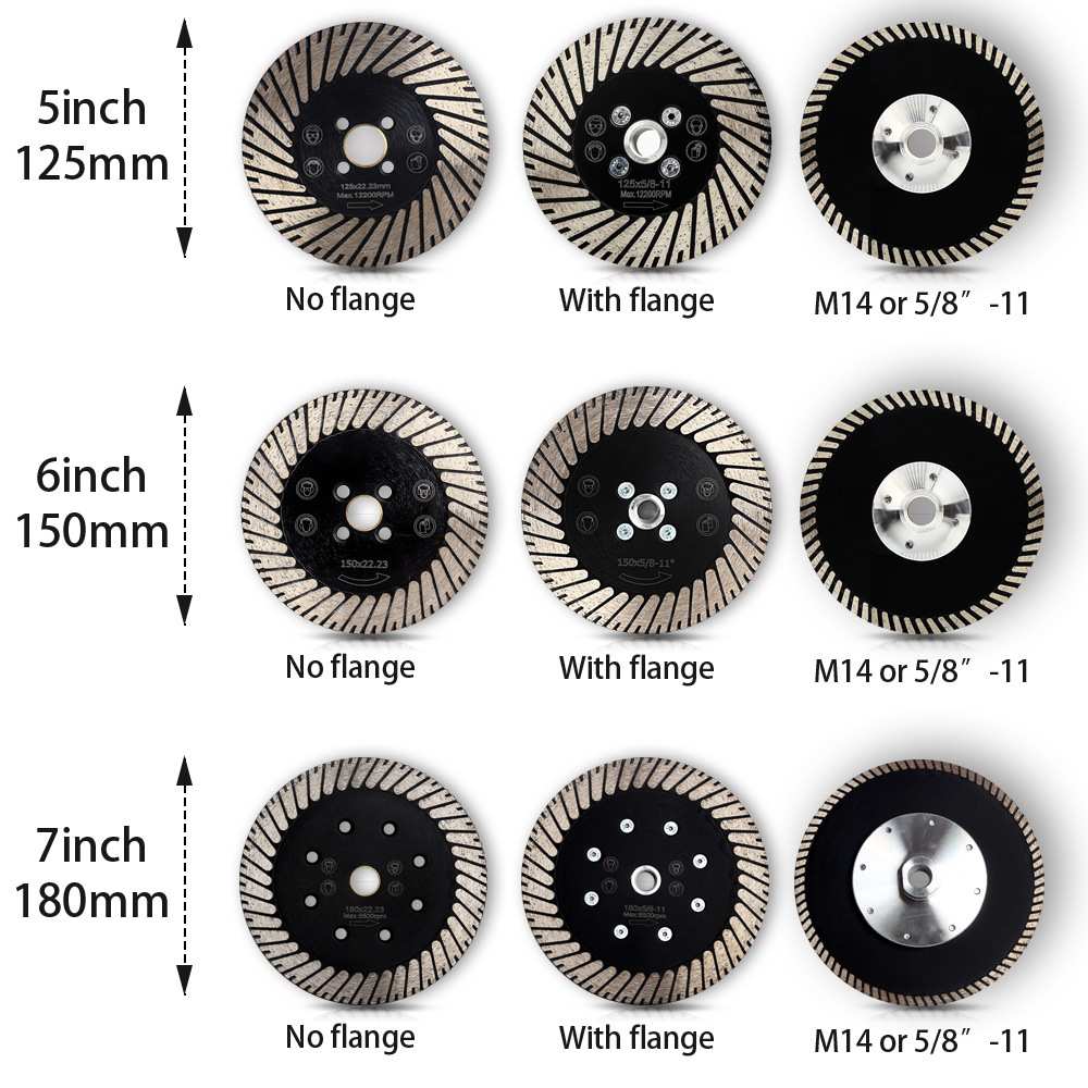 115mm/125mm金刚石切割片瓷砖混凝土大理石锯片切磨石材开槽干切