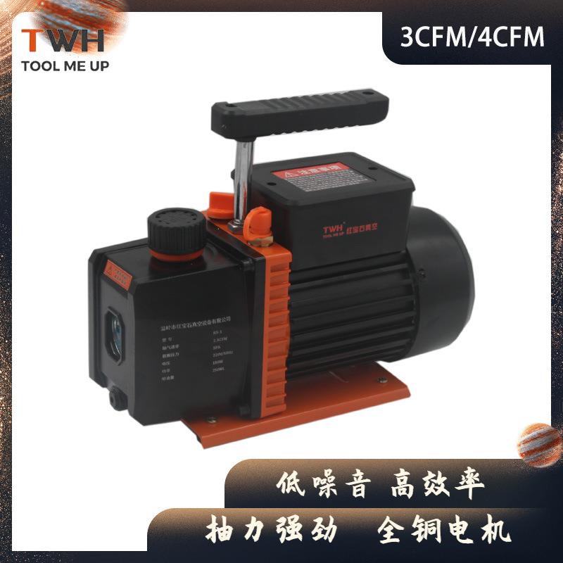 3CFM/4CFM小型真空泵,出口单级3CFM/110V/60HZ真空泵,冷媒表组
