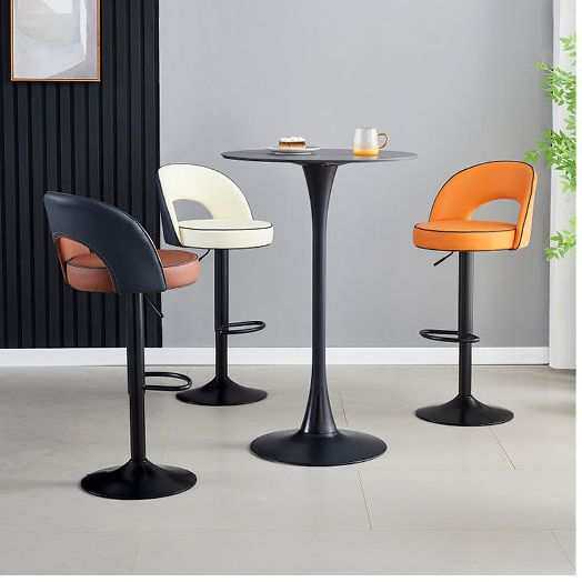 轻奢吧台椅可升降旋转家用高脚凳酒吧椅网红吧凳前台收银台椅子