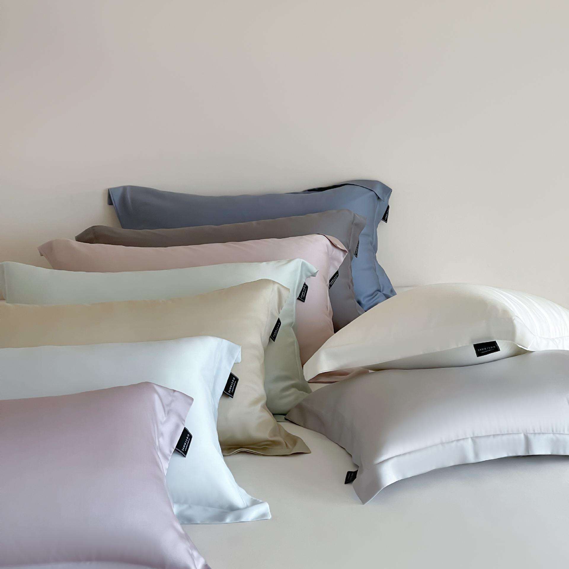 2025春夏新款冷雾小奢绸100S兰精天丝单品枕套单件枕头套夏季裸睡