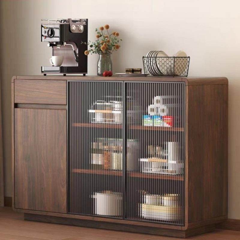 实木餐边柜靠墙一体茶水柜边柜法式复古风多层储物柜客厅茶水酒柜,电子元器件市场,其它元器件,淘宝优惠券,粉丝福利购,淘宝优惠卷