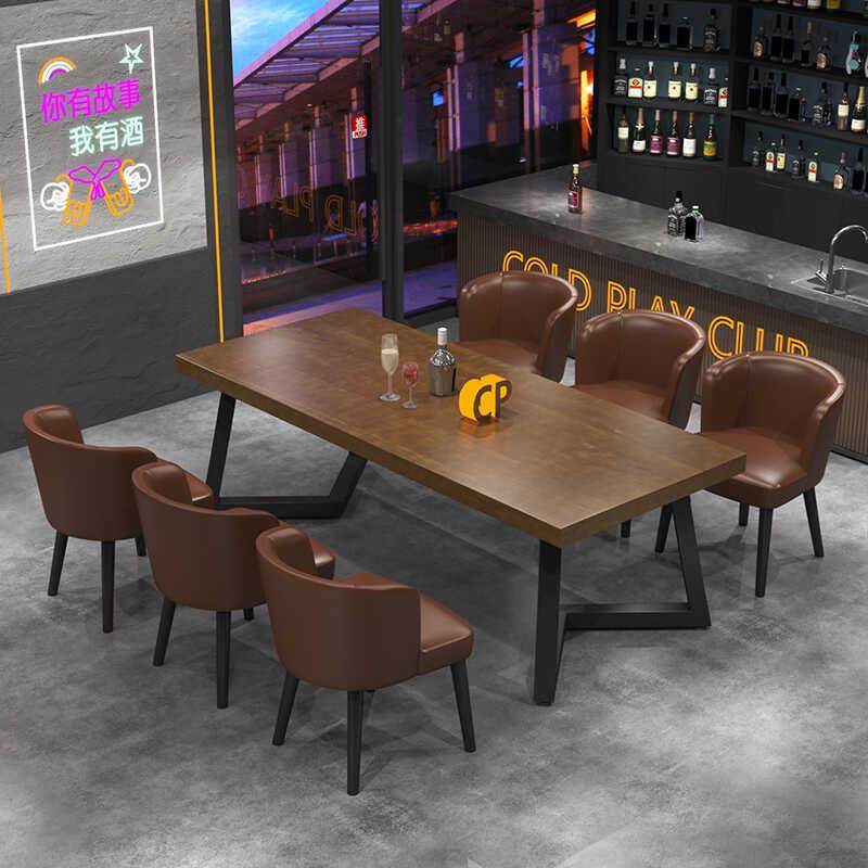散台酒吧桌椅组合餐厅实木清吧火锅工业风烧烤店咖啡厅酒馆卡座椅,电子元器件市场,其它元器件,淘宝优惠券,粉丝福利购,淘宝优惠卷