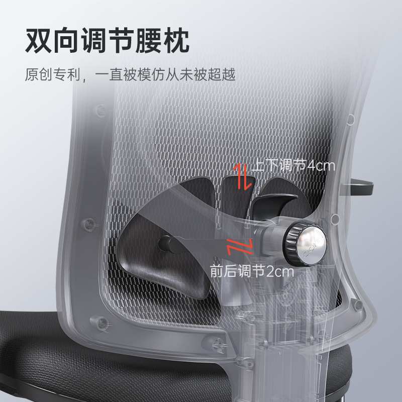 西昊m18升级款人体工学座椅护腰久坐不累办公室家用椅子